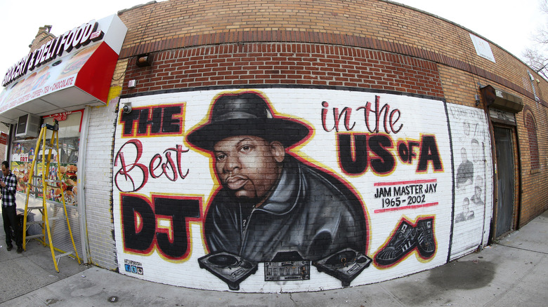 Mural of Jam Master Jay 