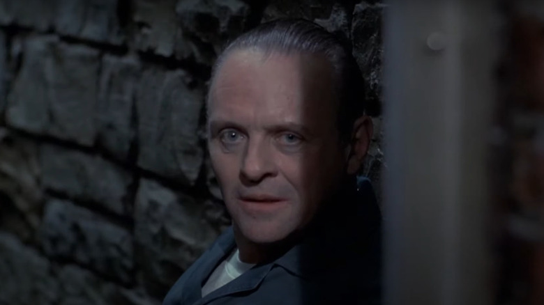 Hannibal Lecter sitting in jail cell