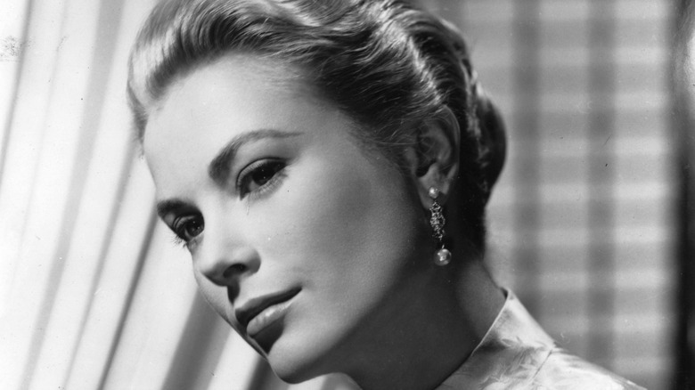 grace kelly portrait earrings