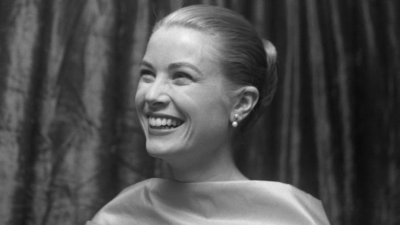 grace kelly portrait smile