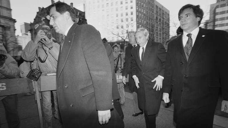 Boesky walking to court