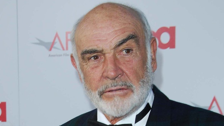 Sean Connery looking to the side