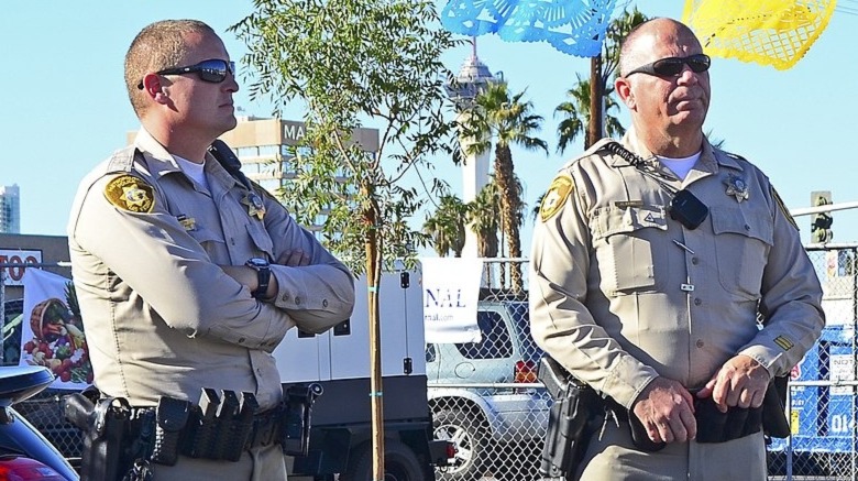 Police officers standing