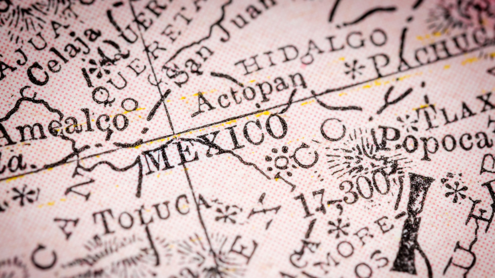 map of mexico