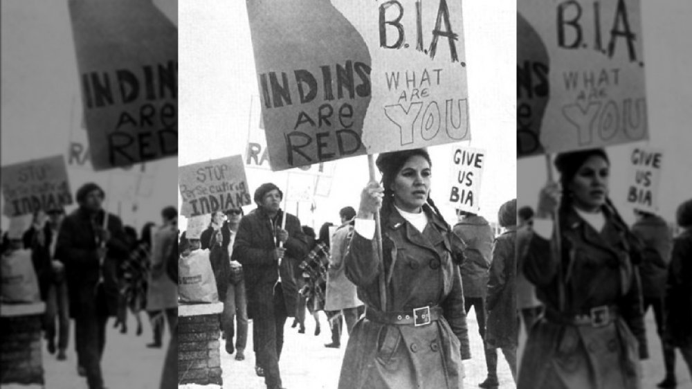  National Indian Youth Council demonstrators