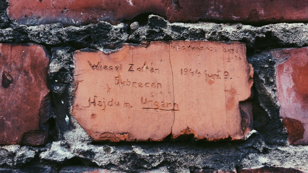 auschwitz bricks