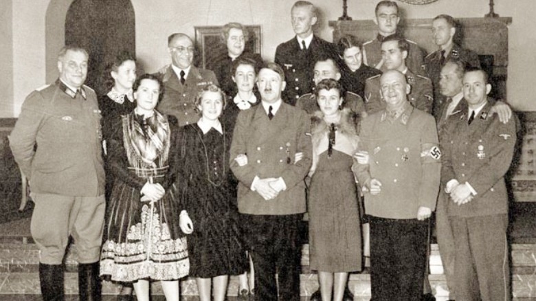 Dr. Morell, Adolf Hitler, friends, families