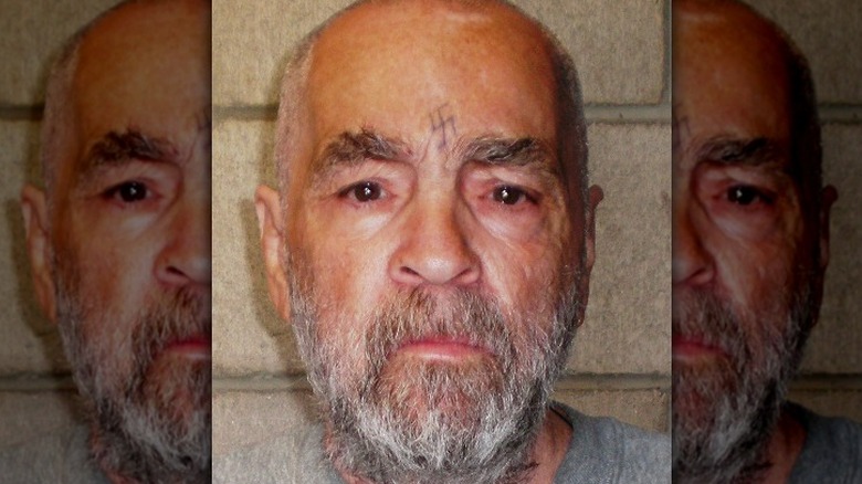 Charles Manson bald with grey beard