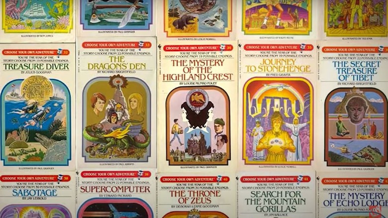 'Choose Your Own Adventure' book covers