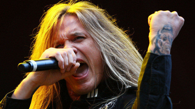 Sebastian Bach sings