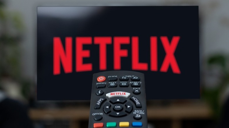 Netflix and a remote control