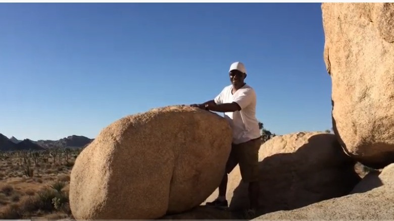 David Joyner rock Joshua Tree