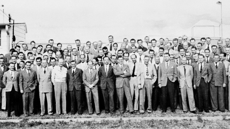 scientists of operation paperclip posing