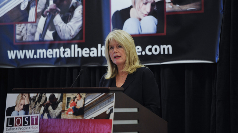 Tipper Gore speaking about mental health