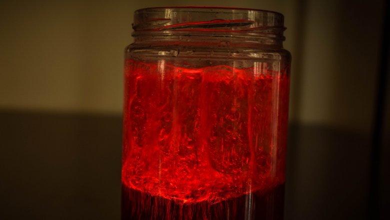 Homemade lava lamp