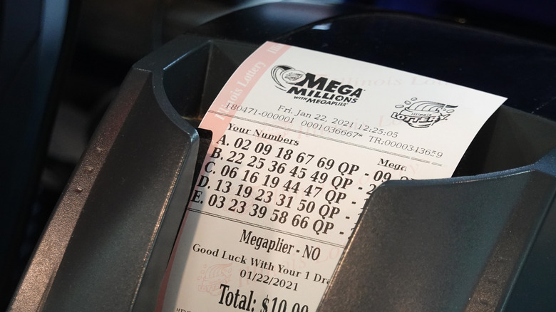 Mega Millions ticket printing