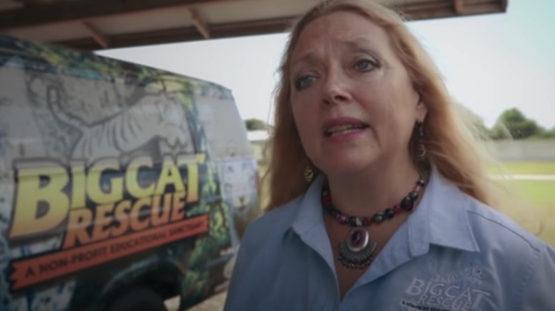 Baskin with Big Cat Rescue van 