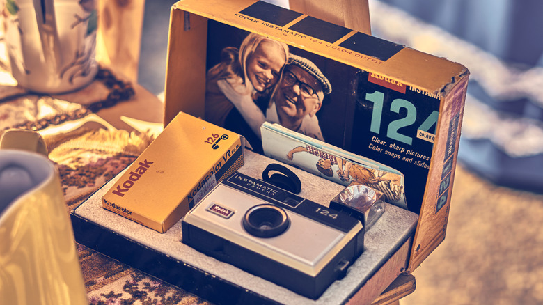 retro Kodak Instamatic camera 