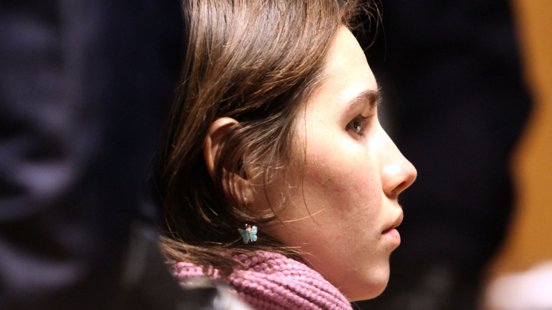 Amanda Knox at her murder trial