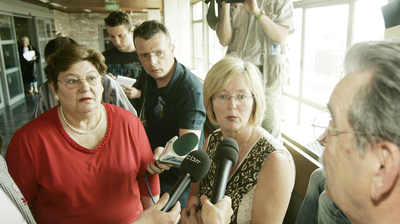 Jeannine Lejeune, Betty Marshal, relatives of Dutroux's victims