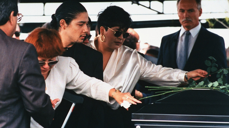 Family at Selena's funeral 