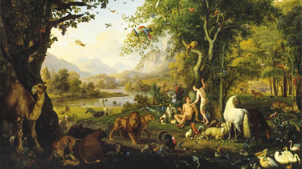 Johann Wenzel Peter's "Adam and Eve in the Garden of Eden"