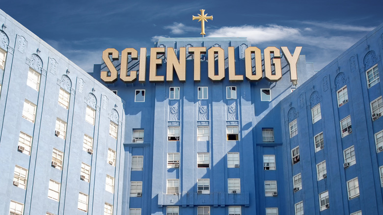 scientology sign building