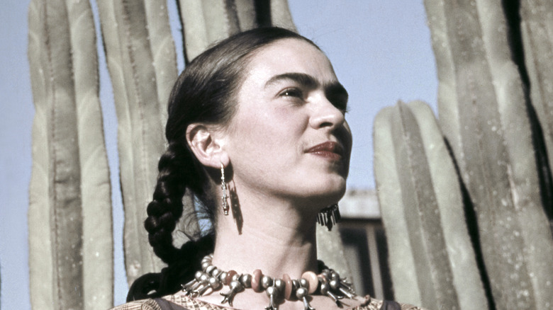 Frida Kahlo smiling