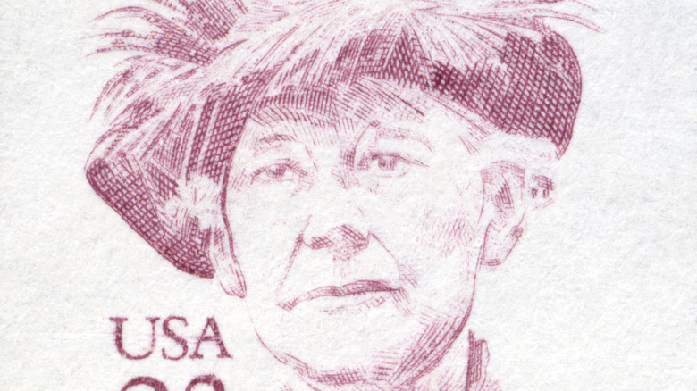 Mary Cassatt portrait on stamp