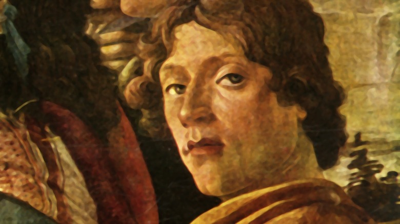 Sandro Botticelli painted self portrait