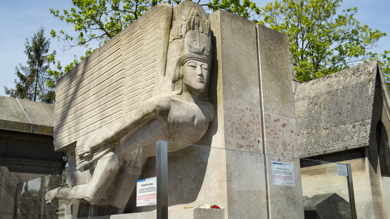 Oscar Wilde's grave in Paris