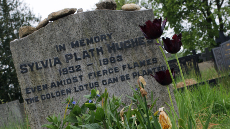 Sylvia Plath's gravestone