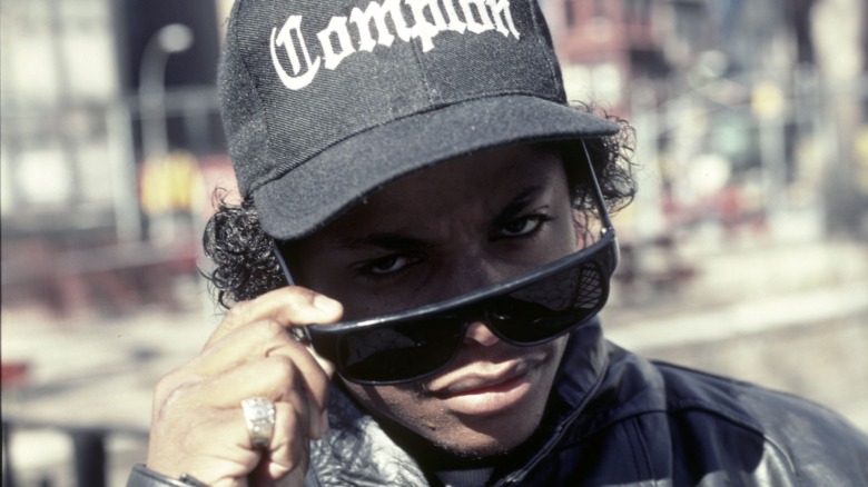 Eazy-E poses for a portrait