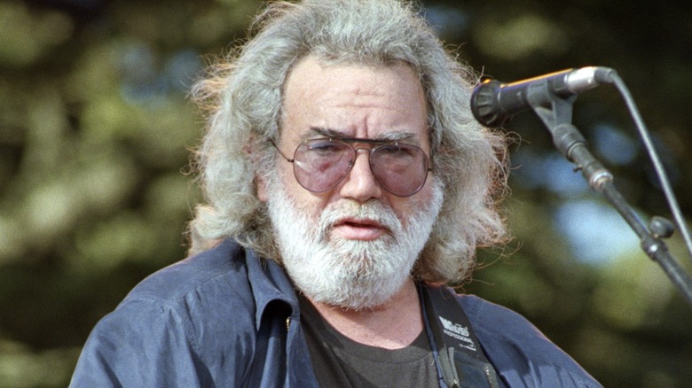 Jerry Garcia performing