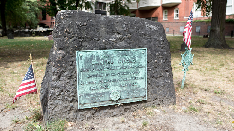 Samuel Adams's gravesite