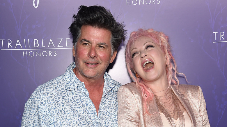 David Thorton and Cyndi Lauper, 2017