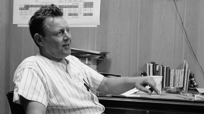 Ralph Houk in his office