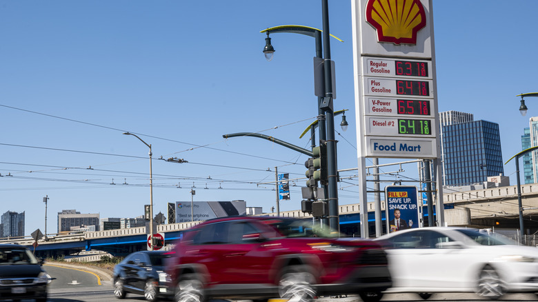 Gas station in San Fransisco 