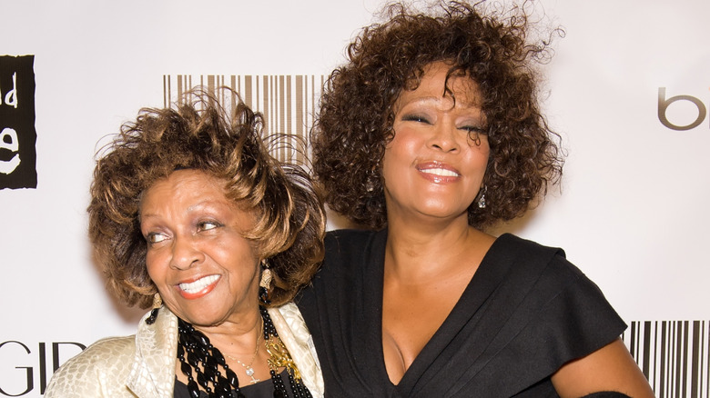 whitney and cissy houston smiling