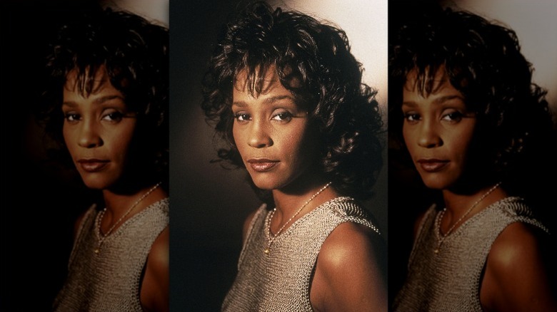 whitney houston posing