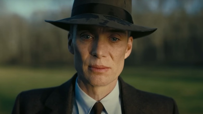 Cillian Murphy playing Oppenheimer