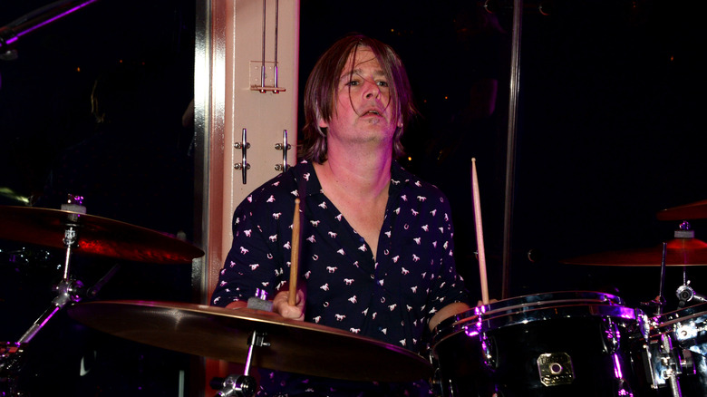 Jason Starkey drumming