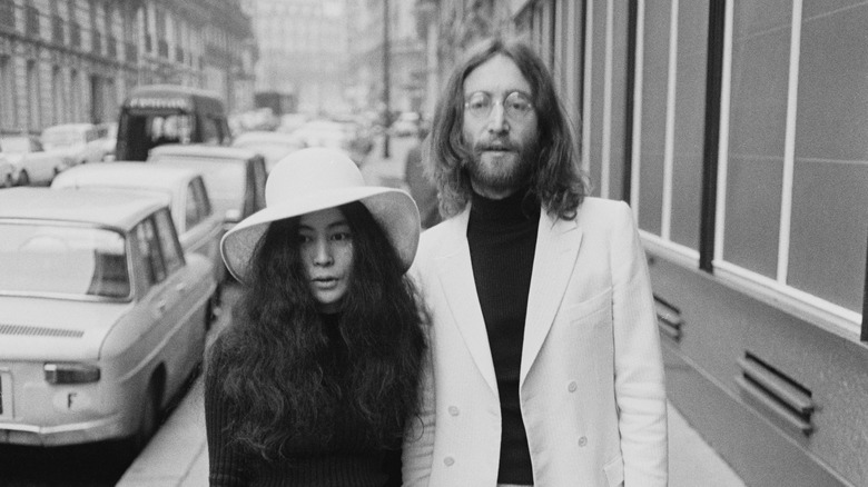 Yoko Ono and John Lennon