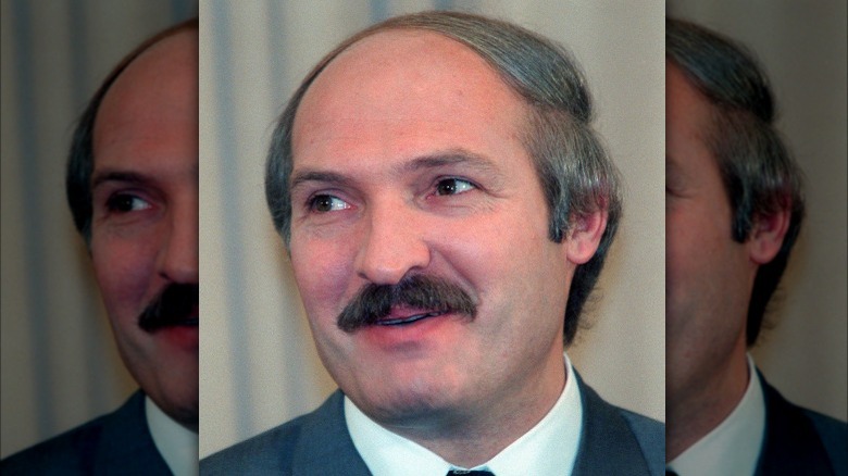 A young Lukashenko