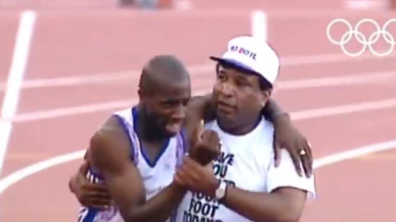 Jim and Derek Redmond at Olympics