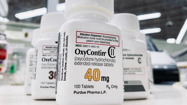 OxyContin bottle counter