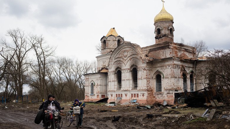 Ruined church, Lukashivka