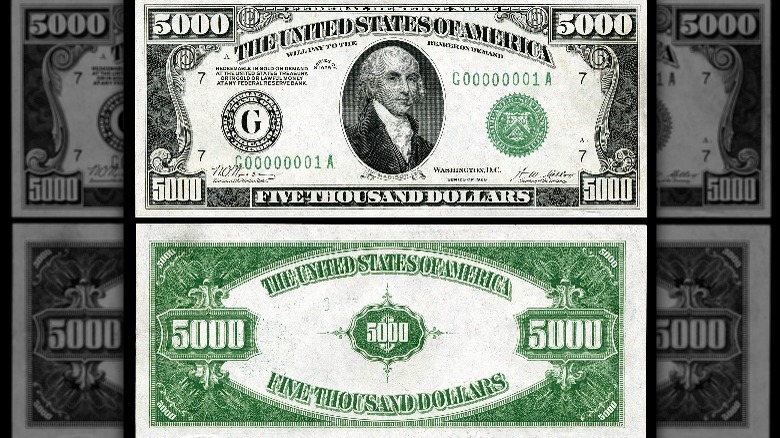 James Madison on $5,000 bill