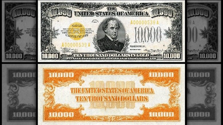 Salmon Chase on $10,000 bill
