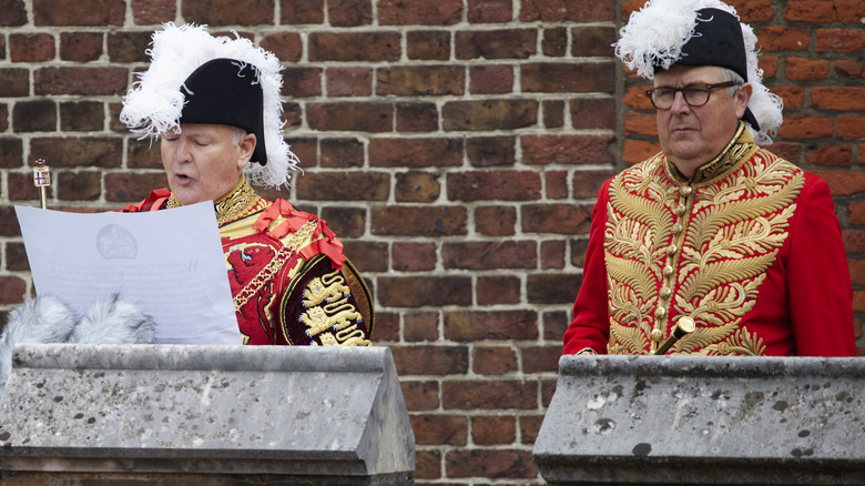 Garter King of Arms proclamation